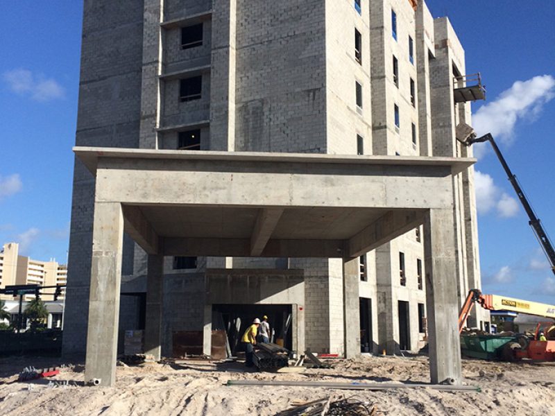 Hampton Inn, Pompano - Concrete Shell