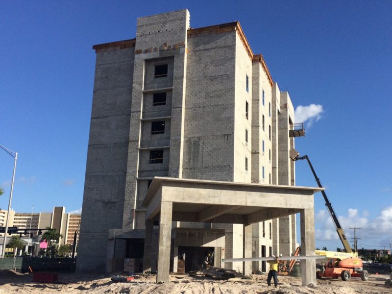 Hampton Inn, Pompano - Concrete Shell